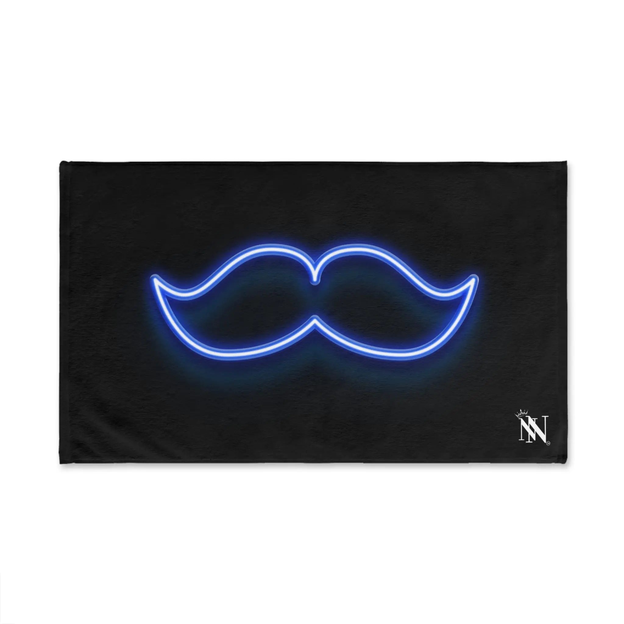 His Mustache Neon Cum Towel