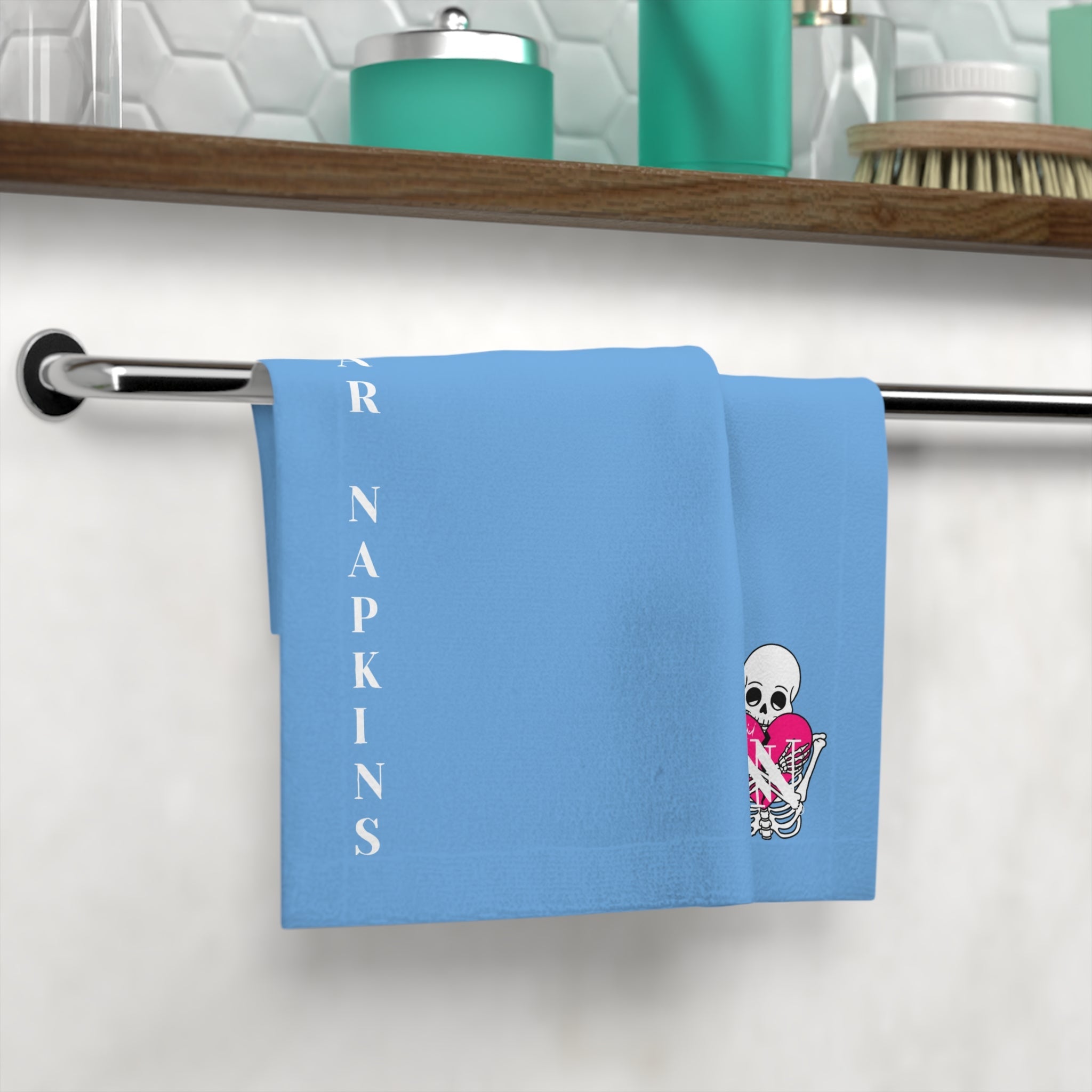 Nectar Napkins Brand Light Blue Microfiber Cum Rag