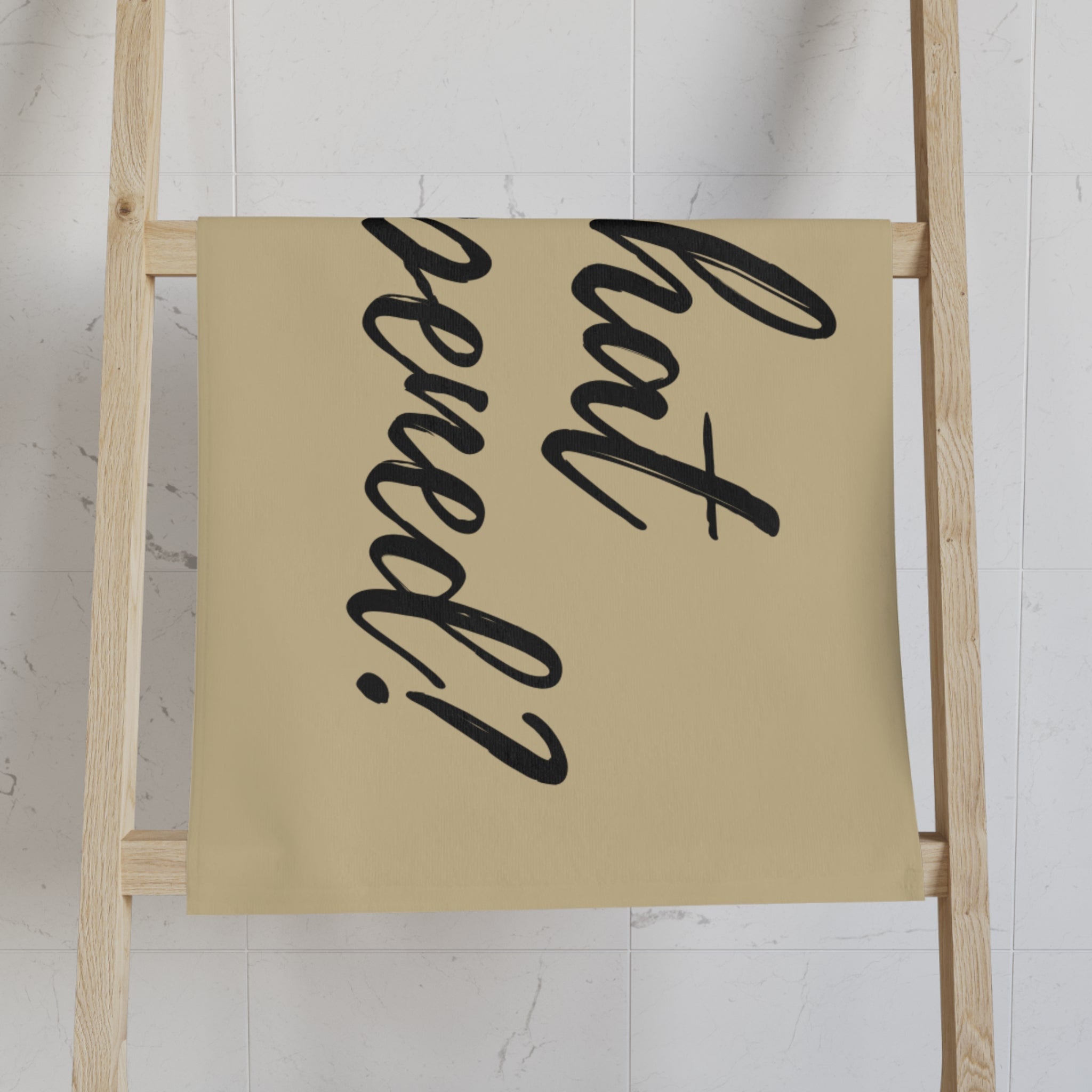 What Happened? Gold Cum Towel
