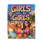 Party Girls Will Be Girls Graphic Series | Mix & Match Soft Fun-Flirty Lovers’ Blankets