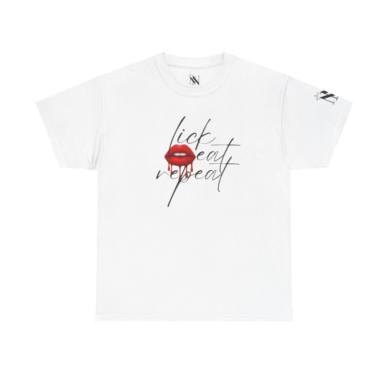 Lick Eat Repeat | Mix & Match Cotton Unisex Fun-Flirty Lovers’ T-Shirts
