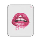 Hers Mouth Open | Mix Match Fun-Flirty Lovers’ Water-Resistant Blankets