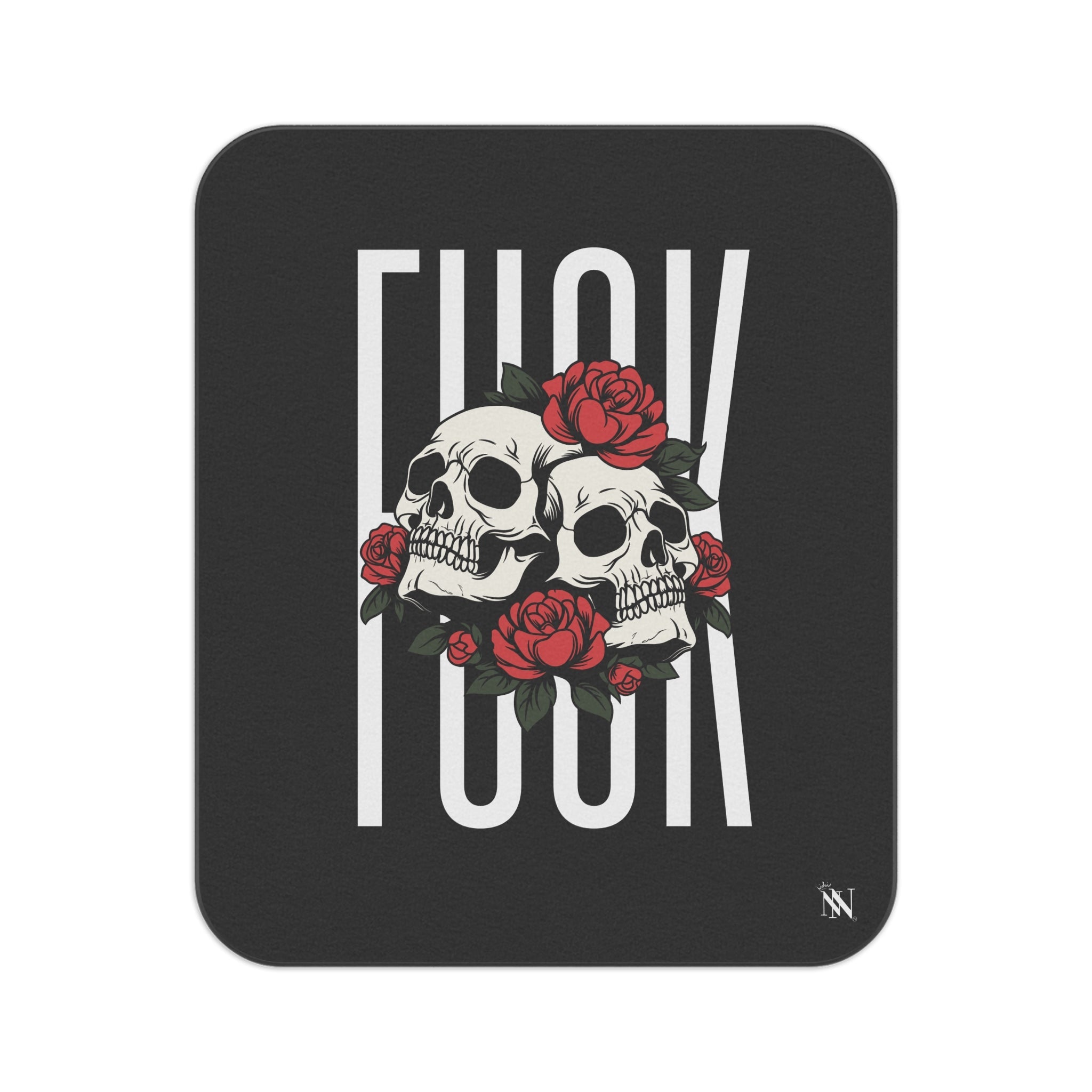 Roses Skulls & Fuck | Mix Match Fun-Flirty Lovers’ Water-Resistant Blankets