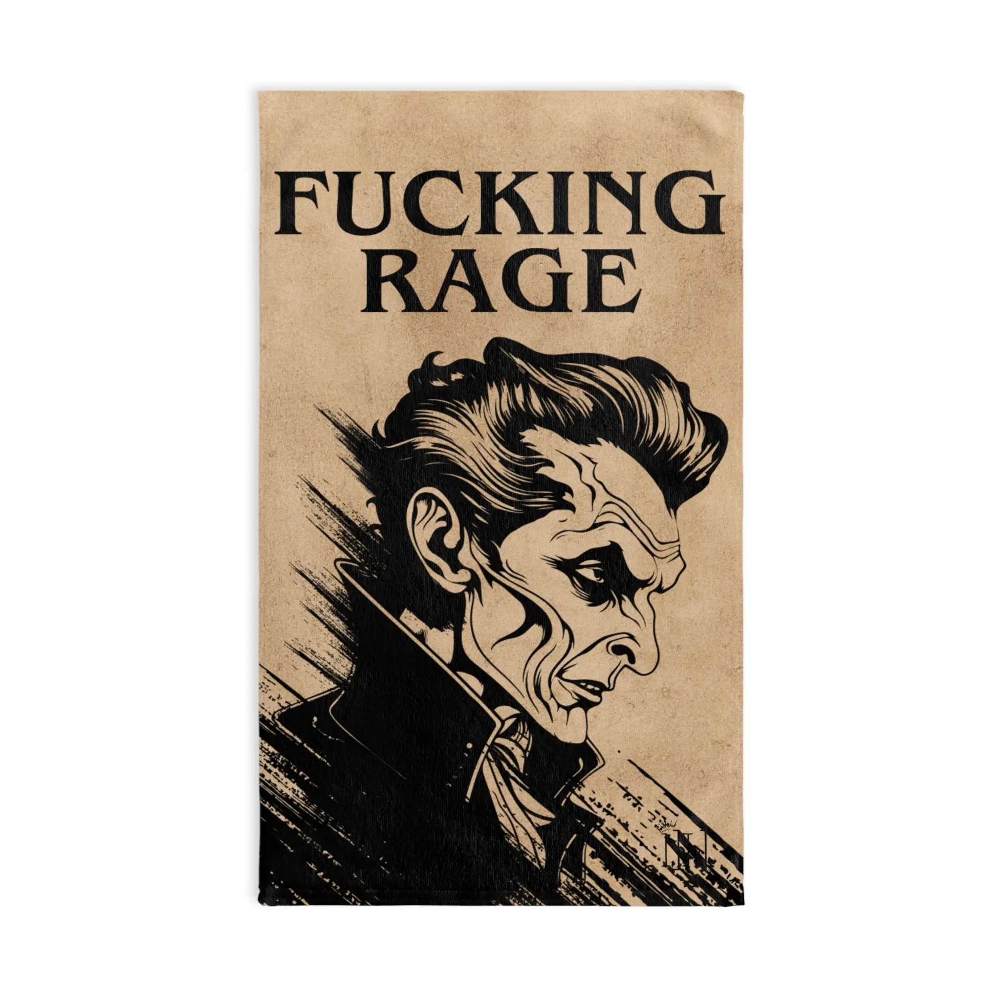 Fucking Rage Vintage Creepy Cum Towel