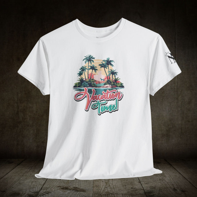 Vacation Time | Mix & Match Cotton Unisex Fun-Flirty Lovers’ T-Shirts
