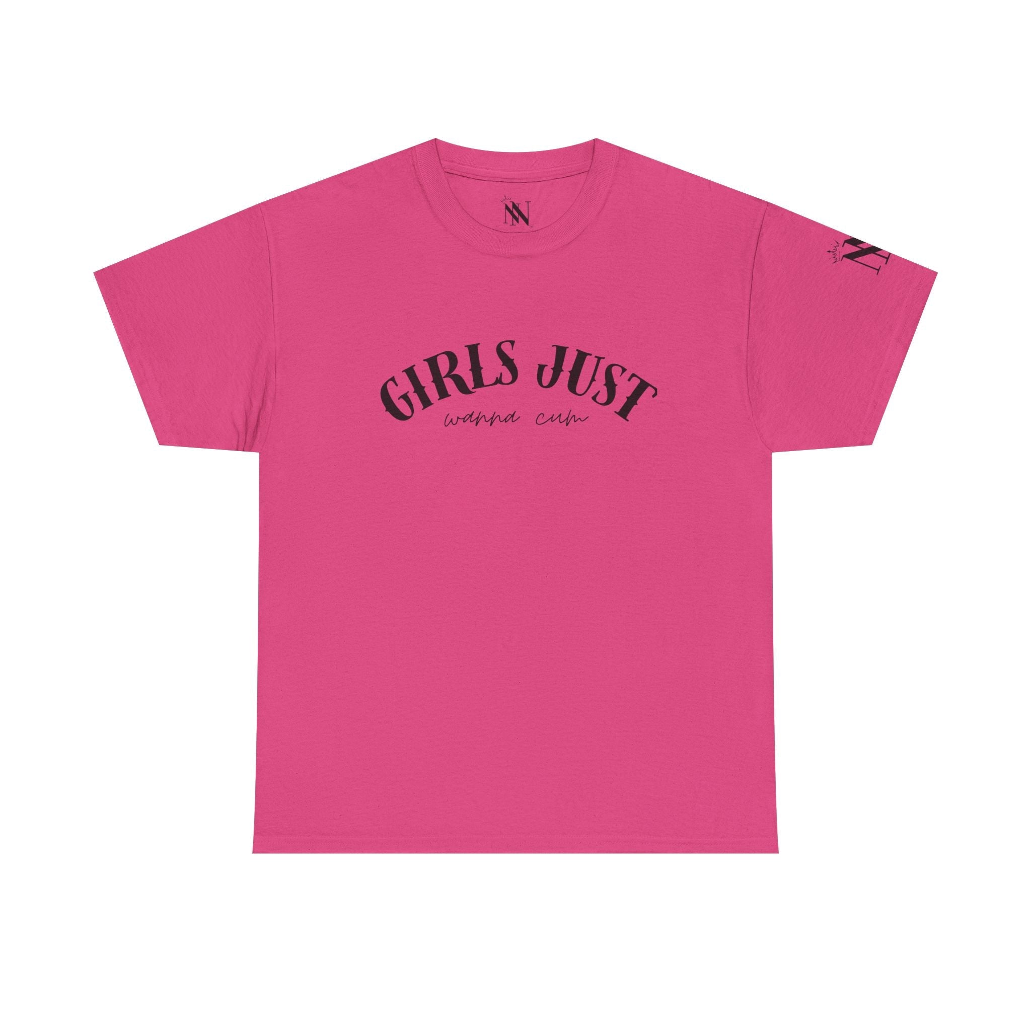 Girls Just Wanna Cum | Mix & Match 100% Cotton Unisex Fun-Flirty Lovers’ Tees