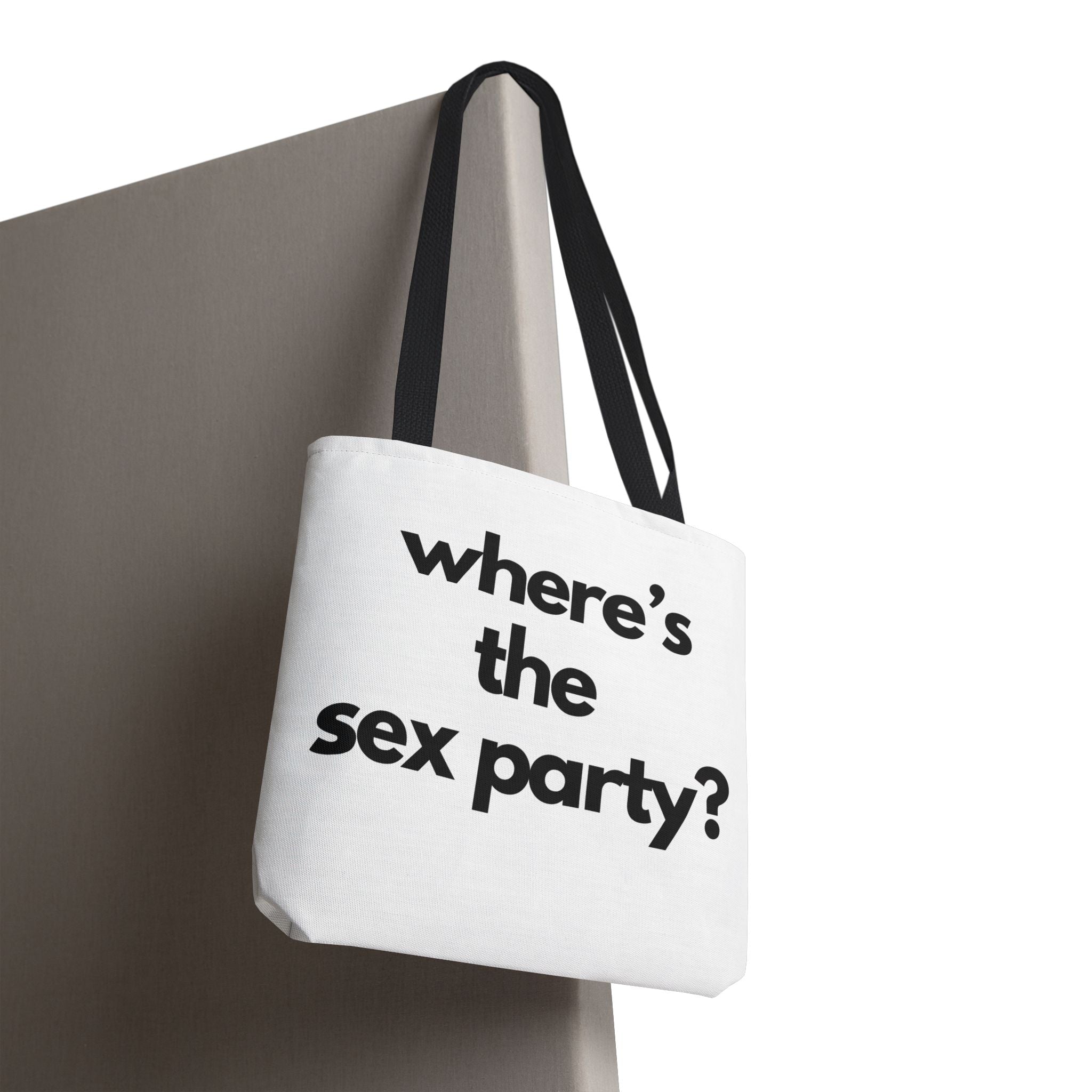 Where’s the Sex Party? | Mix & Match Fun-Flirty Lovers’ Totes