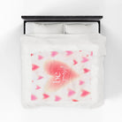 Be Yourself Heart Pattern Lovers’ Silky Soft Blanket