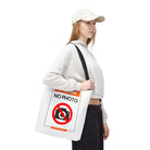 Attention No Photo Sign Tote Bag