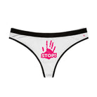 Stop! Handprint | Mix & Match Women’s Fun-Flirty Lovers’ Thongs