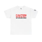 Caution May Cum Red | Mix & Match 100% Cotton Unisex Fun-Flirty Lovers’ Tees