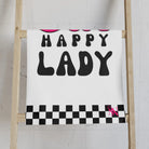 One Happy Lady Emoji | Nectar Napkins Classic Fun-Flirty Lovers’ Towels