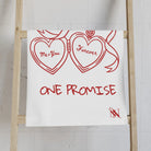 Two Hearts One Promise Cum Towel