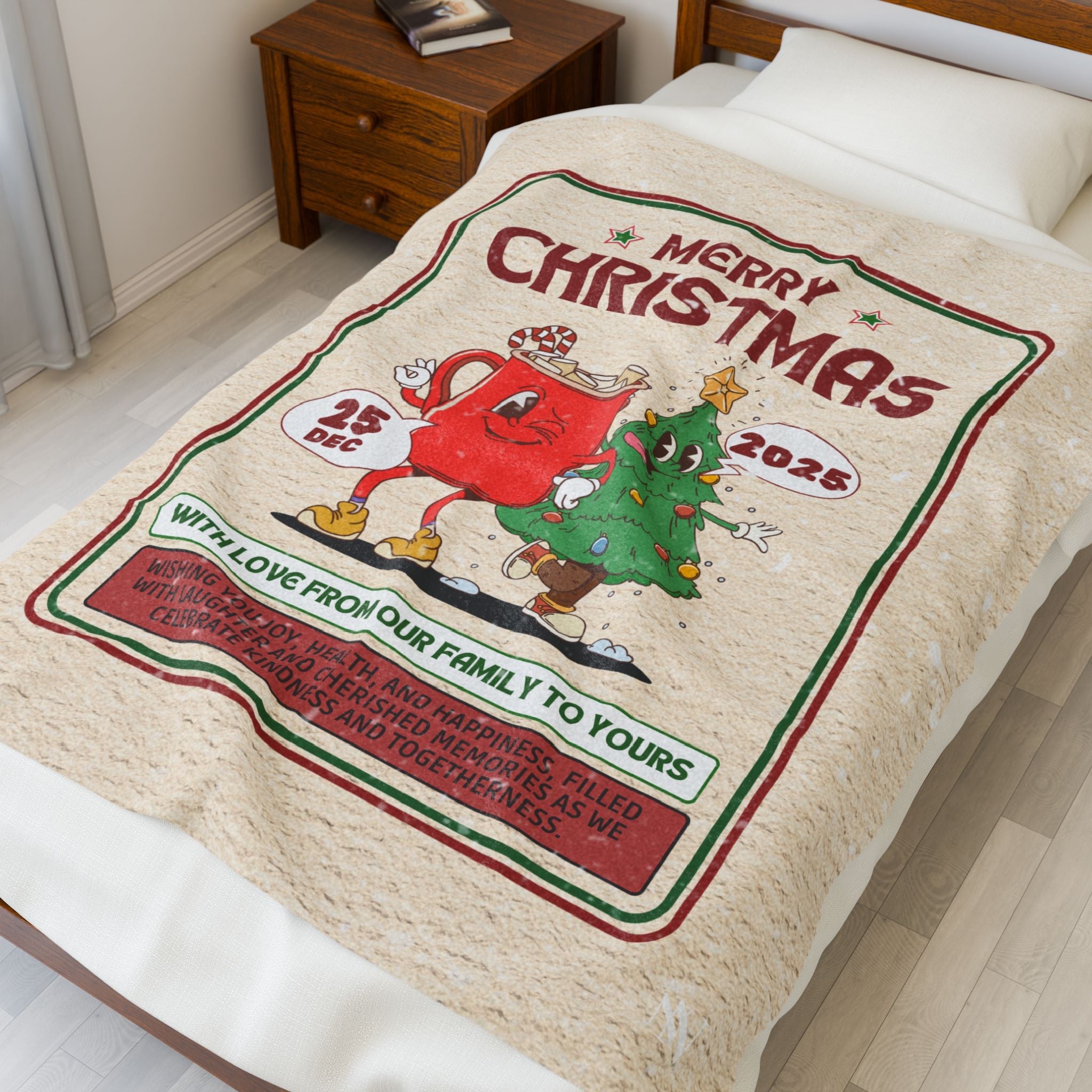 Christmas Card | Mix & Match Velveteen Fun-Flirty Lovers’ Blankets
