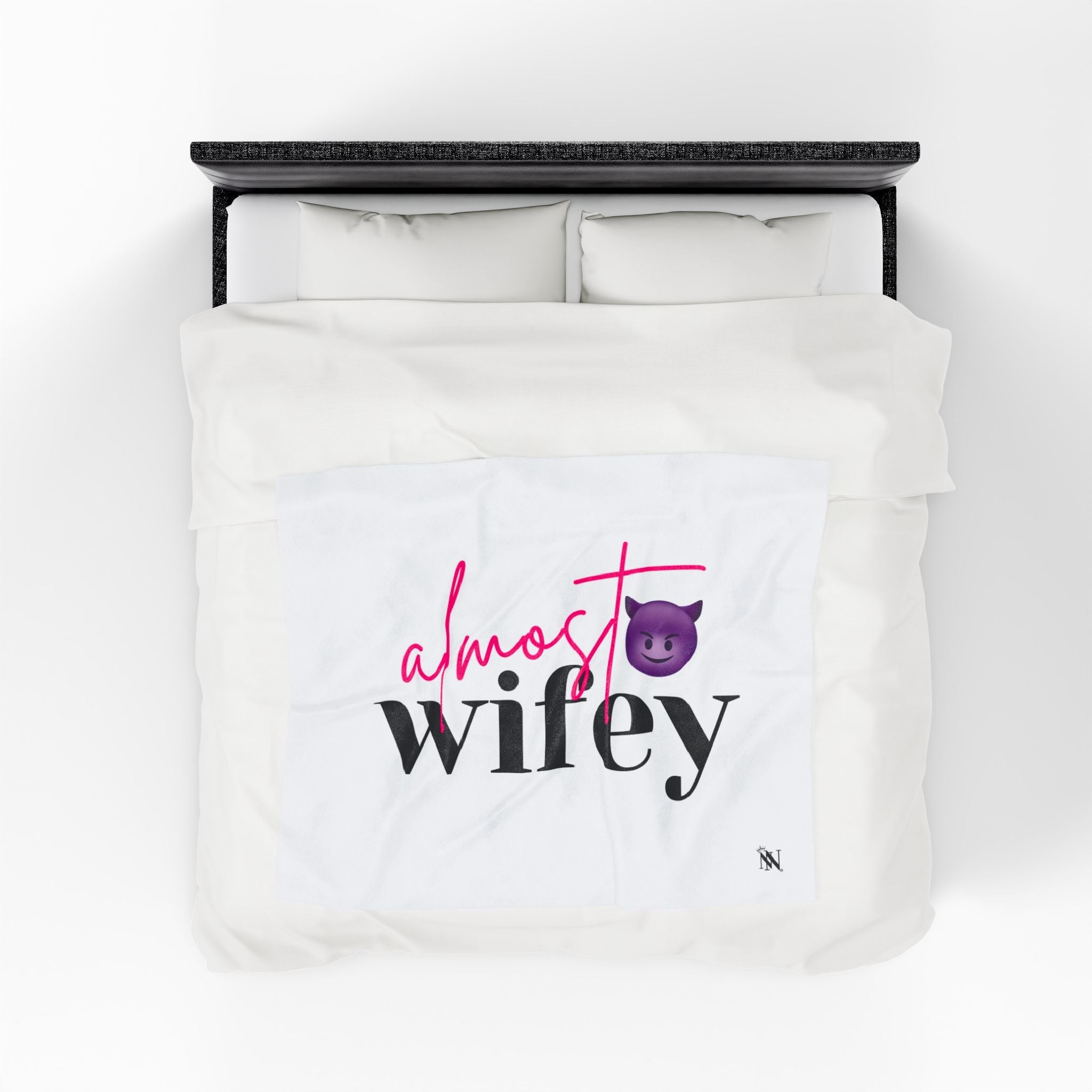 Almost Wifey Bachelorette Emoji | Mix & Match Soft Fun-Flirty Lovers’ Blankets