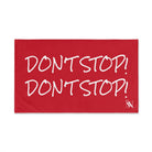 Don’t Stop! Don’t Stop Red | Mix & Match Classic Fun-Flirty Lovers’ Towels