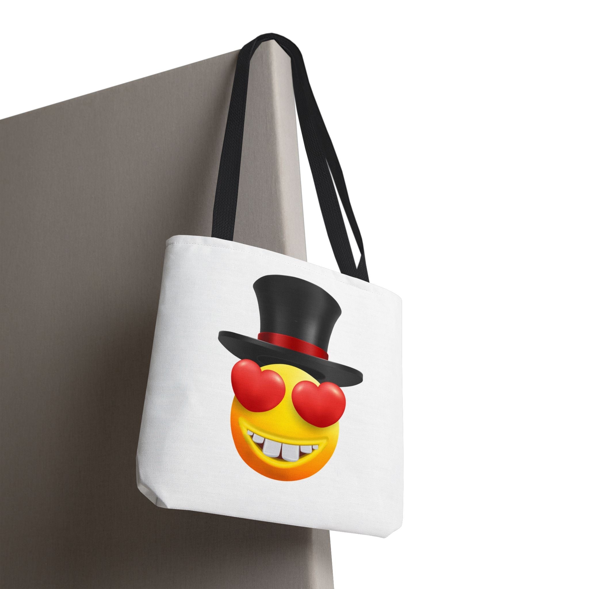 Love in a Top Hat Emoji | Mix & Match Fun-Flirty Lovers’ Totes