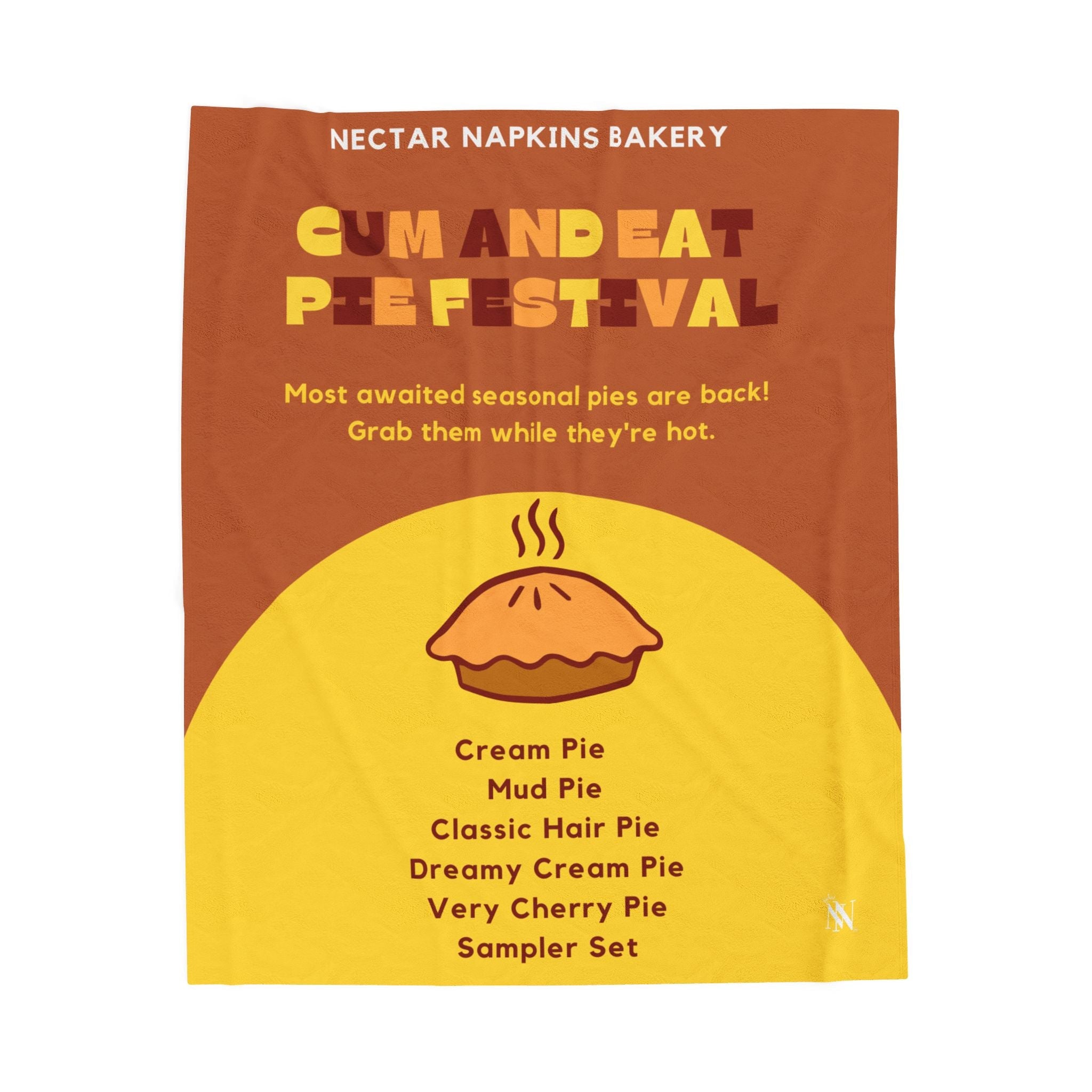 Cum Eat Pie Festival | Mix & Match Fun-Flirty Lovers’ Blankets