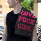 Love Fuck Cum. Nectar Napkins Sex Towel