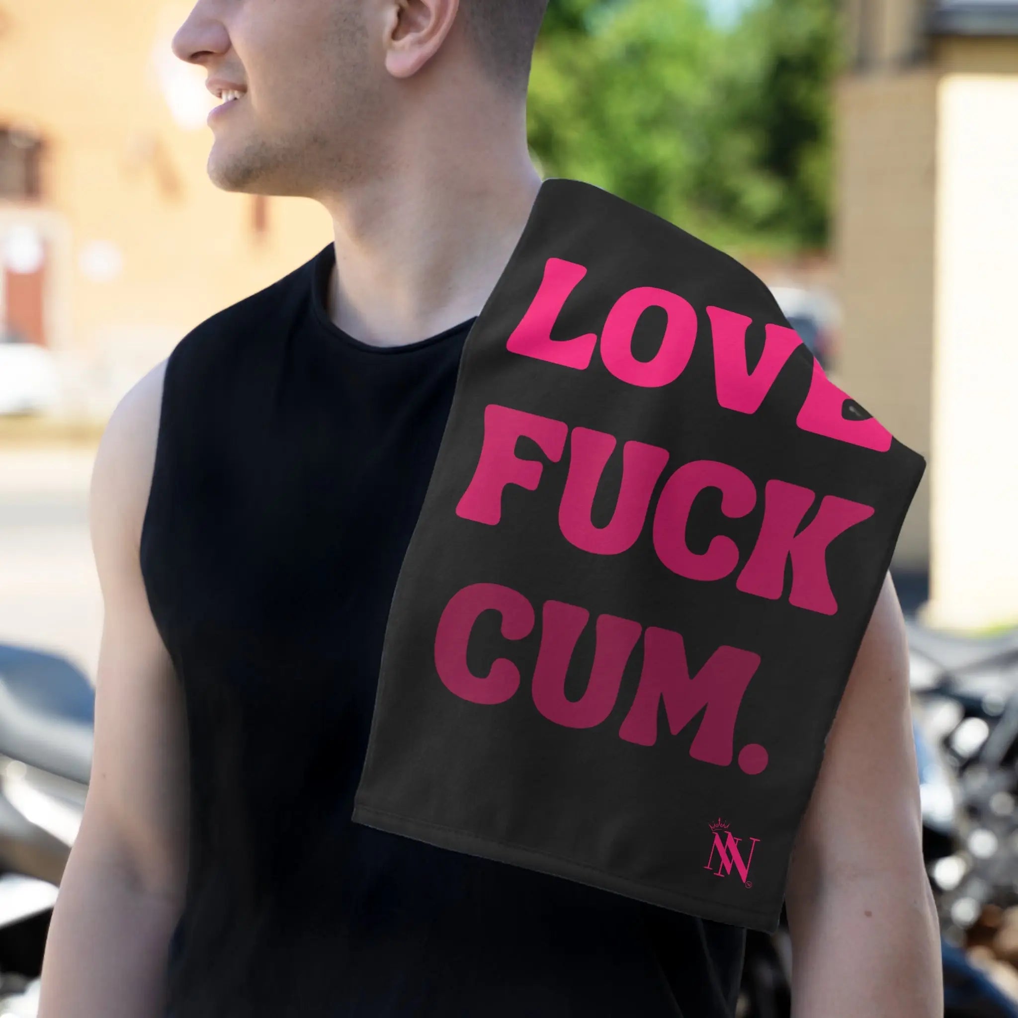 Love Fuck Cum. Nectar Napkins Sex Towel