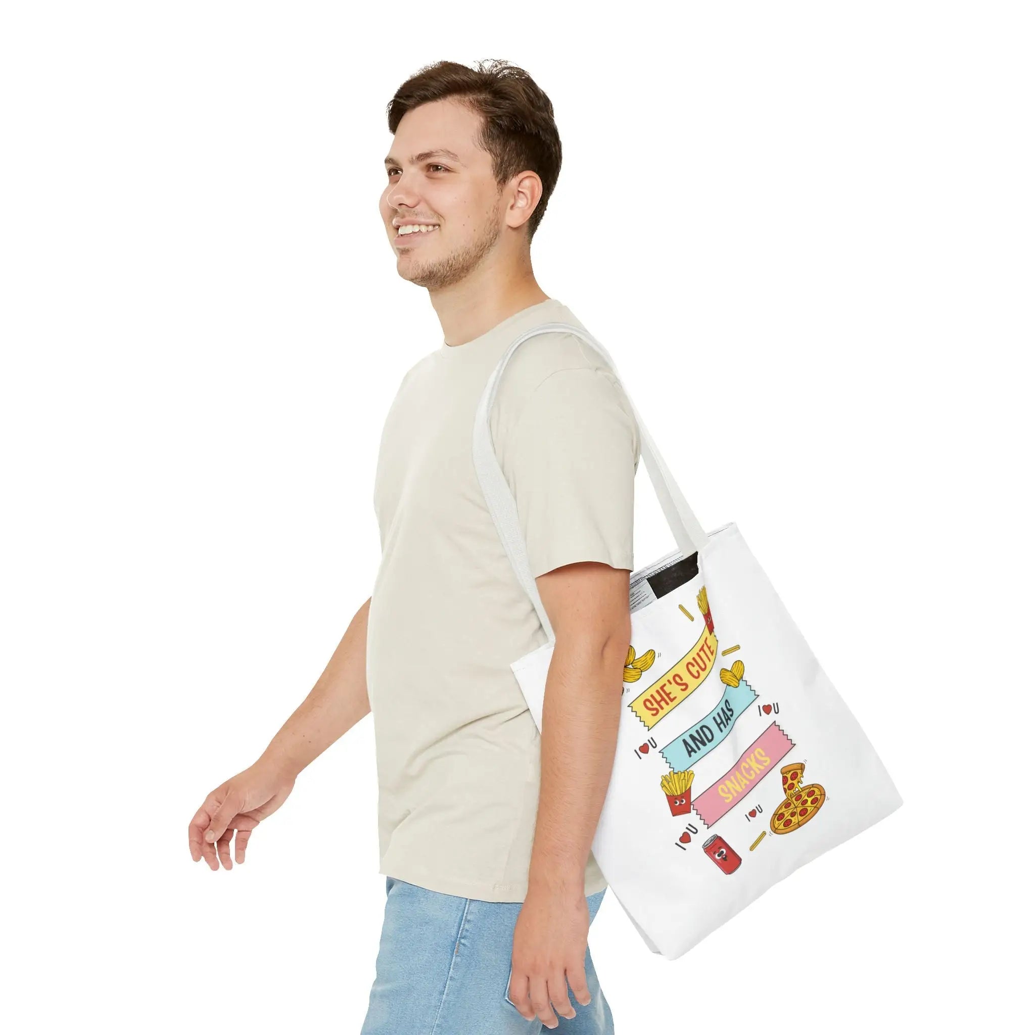 She’s Cute and Has Snacks | Mix & Match Fun-Flirty Lovers’ Totes
