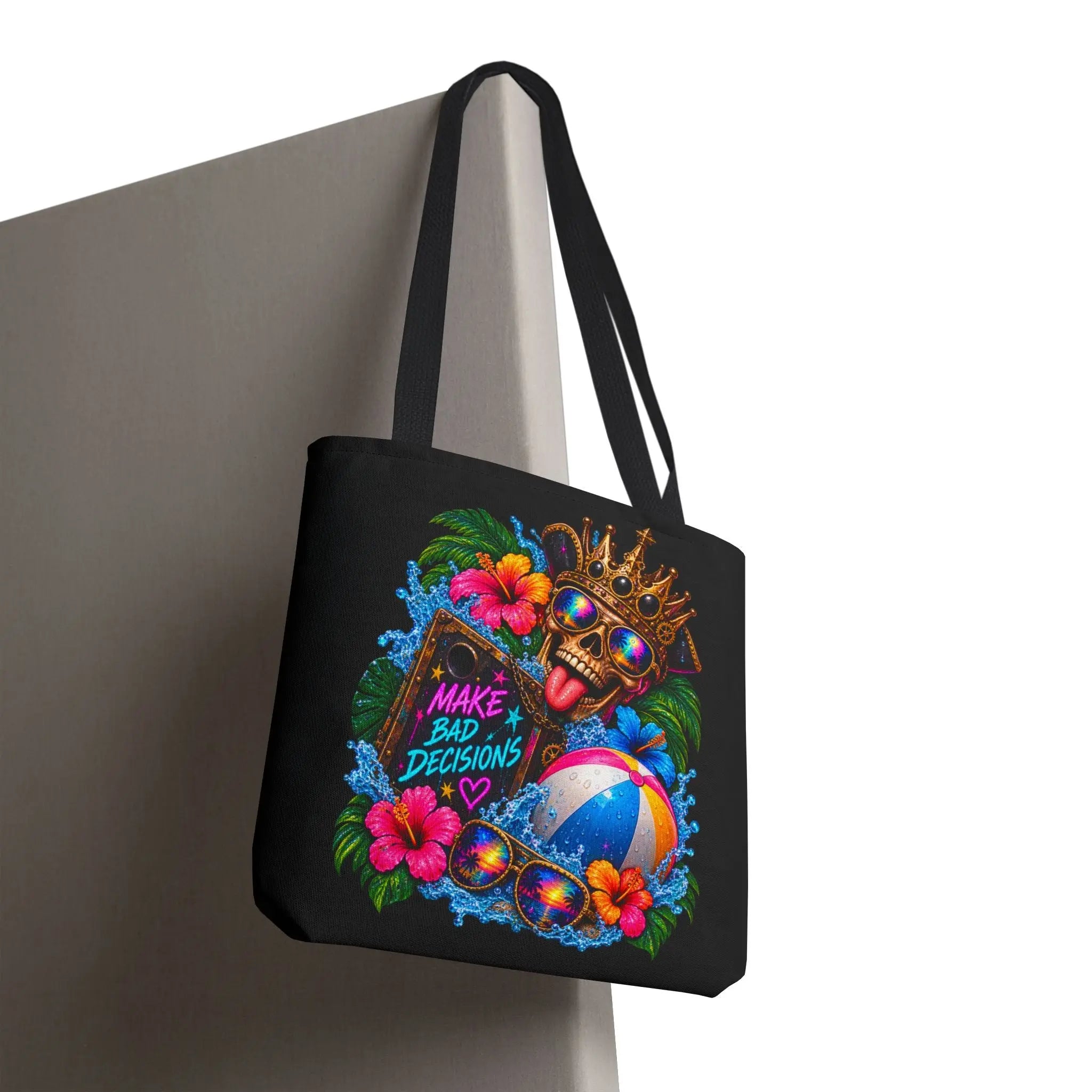 Make Bad Decisions Beach Day Tote Bag