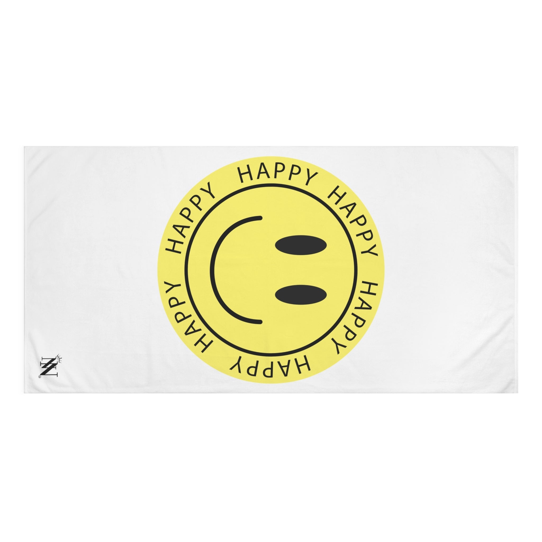 Happy Face Sticker Big Ass Sex Towel