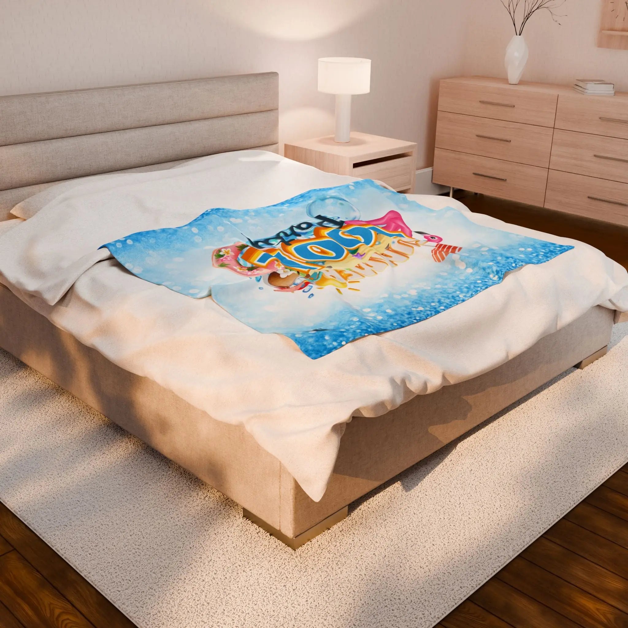Summer Pool Party | Mix & Match Soft Fun-Flirty Lovers’ Blankets