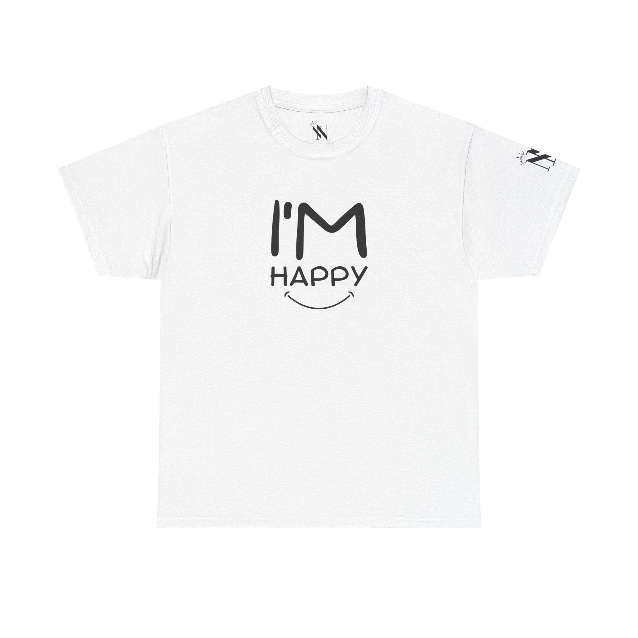 I’m Happy Smile | Mix & Match Cotton Unisex Fun-Flirty Lovers’ T-Shirts
