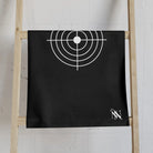 Medium White Bullseye Target Crosshairs | Mix & Match Classic Fun-Flirty Lovers’ Towels