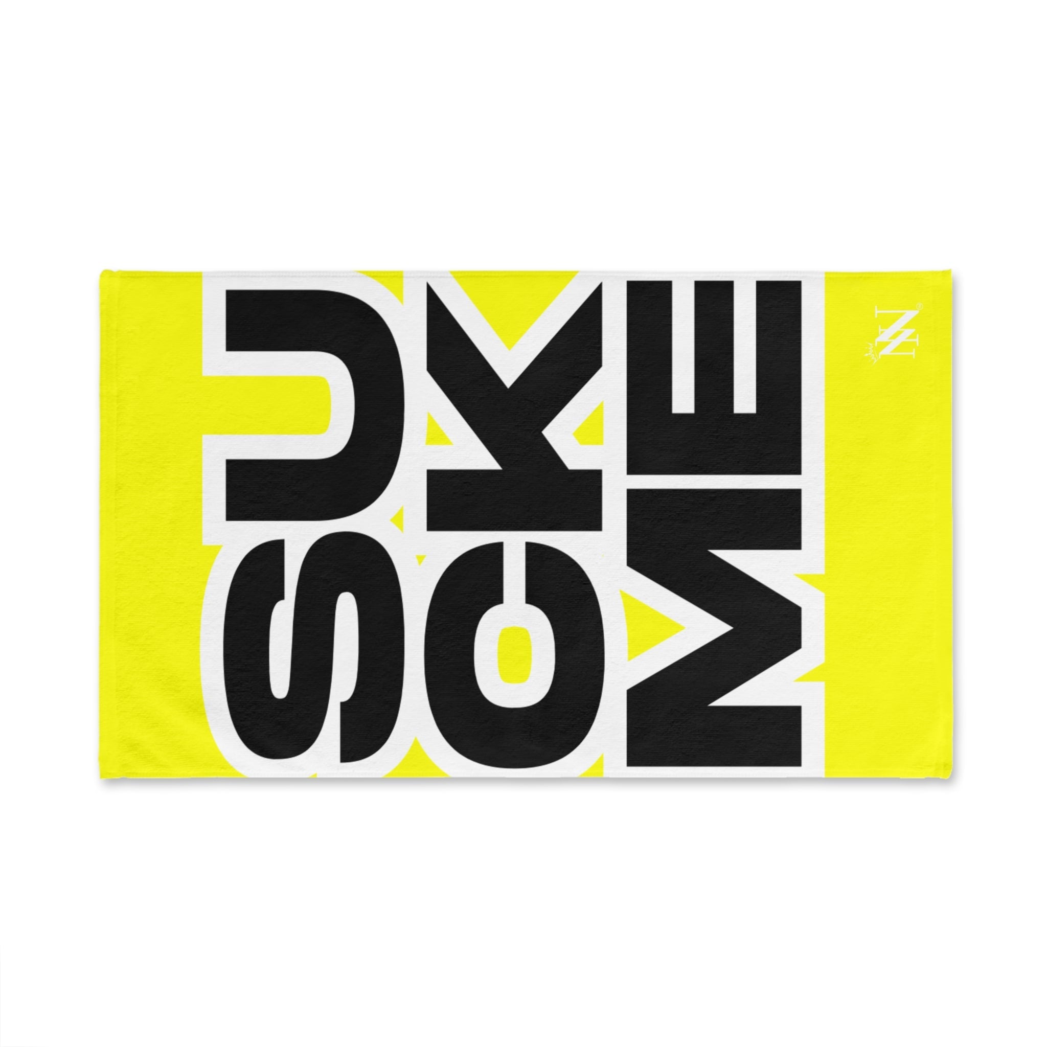 SUCK ME Block Letter Neon Yellow Cum Towel
