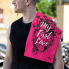 My First Love Real Heart & Flowers Sex Towel