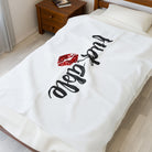 Fuck-able Kiss | Mix & Match Velveteen Fun-Flirty Lovers’ Blankets