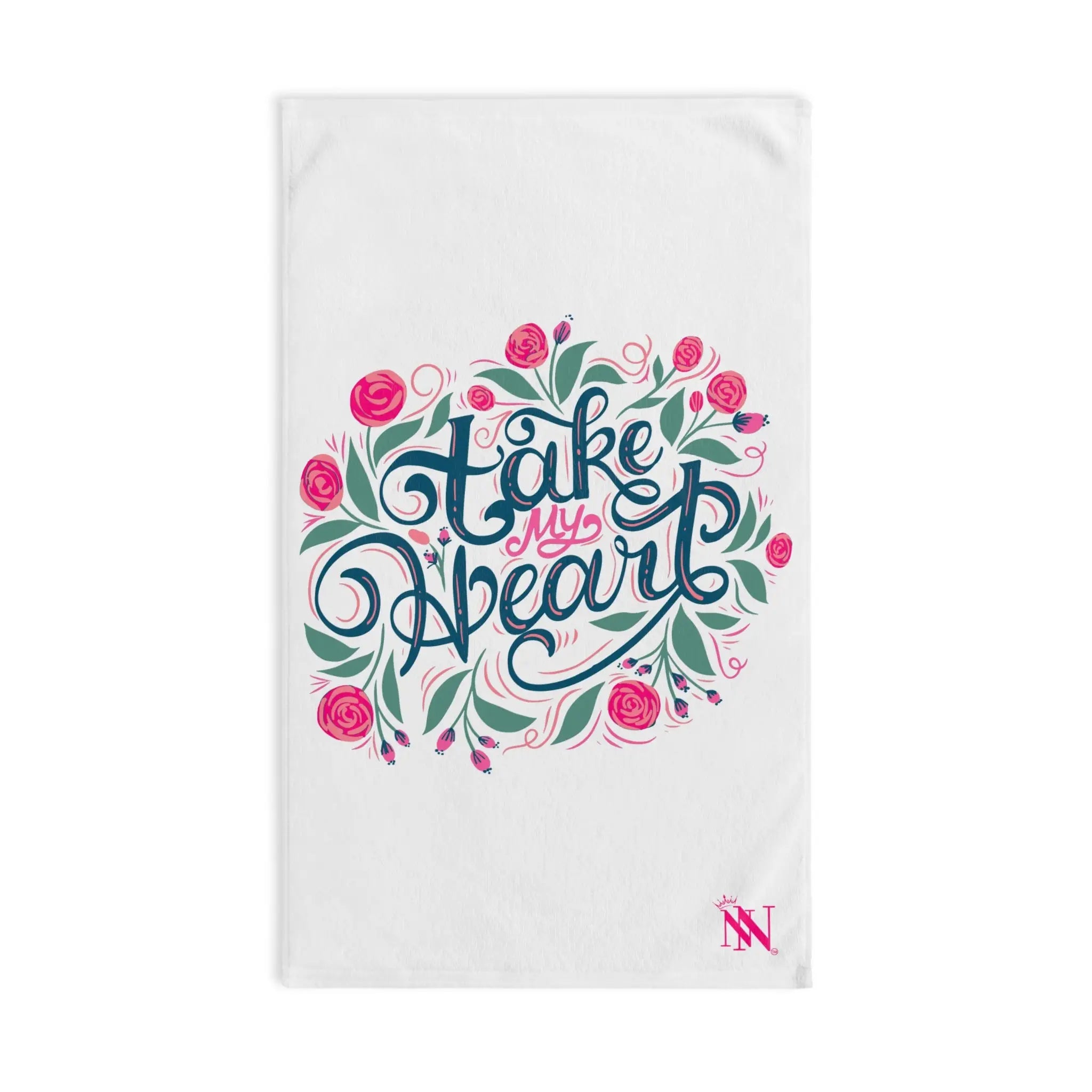 Take My Heart Floral | Mix & Match Original Fun-Flirty Lovers’ Towels