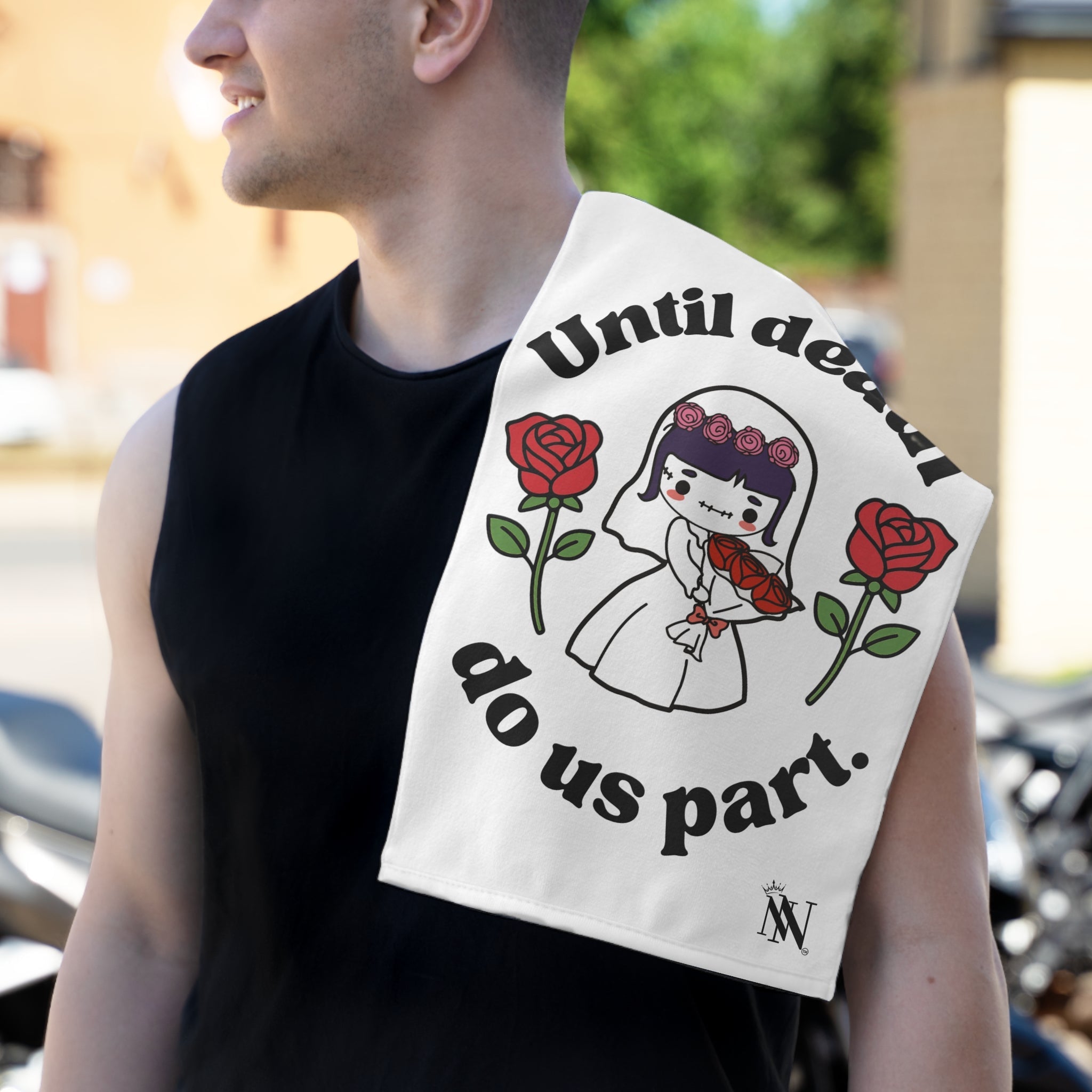 Until Death Do Us Part. Dead Bride Doll Sex Towel