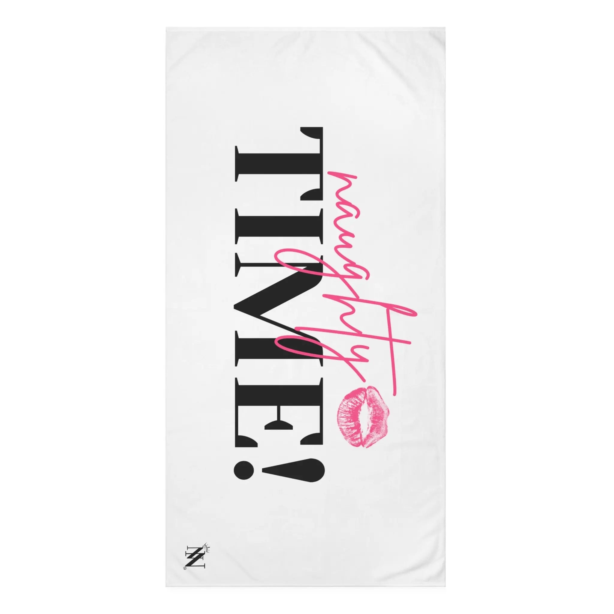 Naughty Time! With a Kiss | Mix & Match XL Fun-Flirty Lovers’ Towels