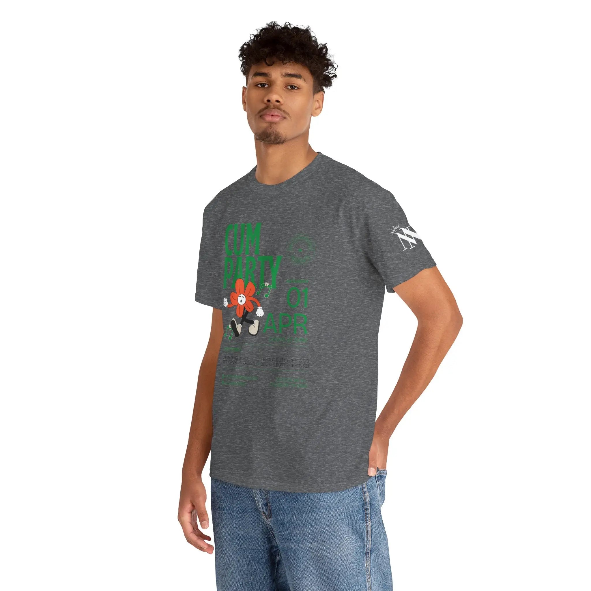 Cum Party! | Mix & Match 100% Cotton Unisex Fun-Flirty Lovers’ Tees