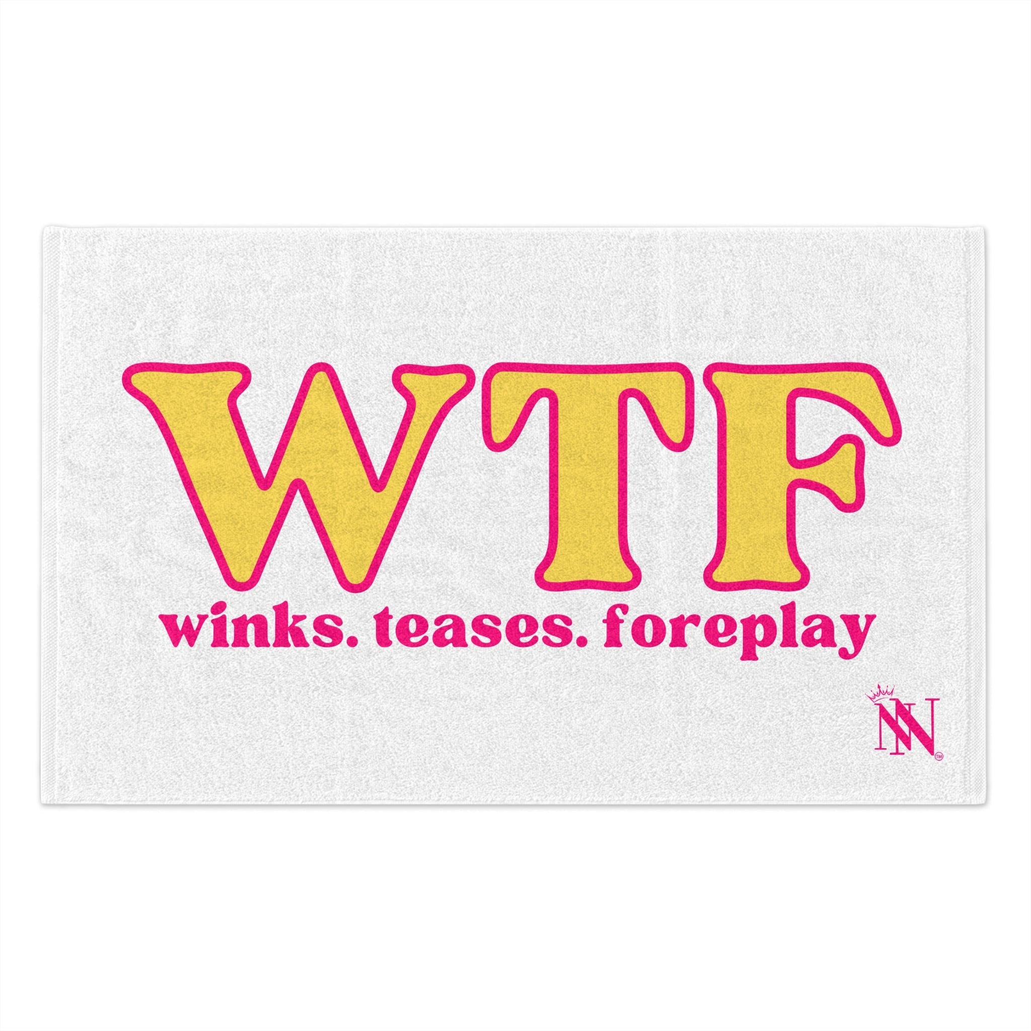 WTF Winks Teases Foreplay | Mix & Match Soft Fun-Flirty Lovers’ Towels
