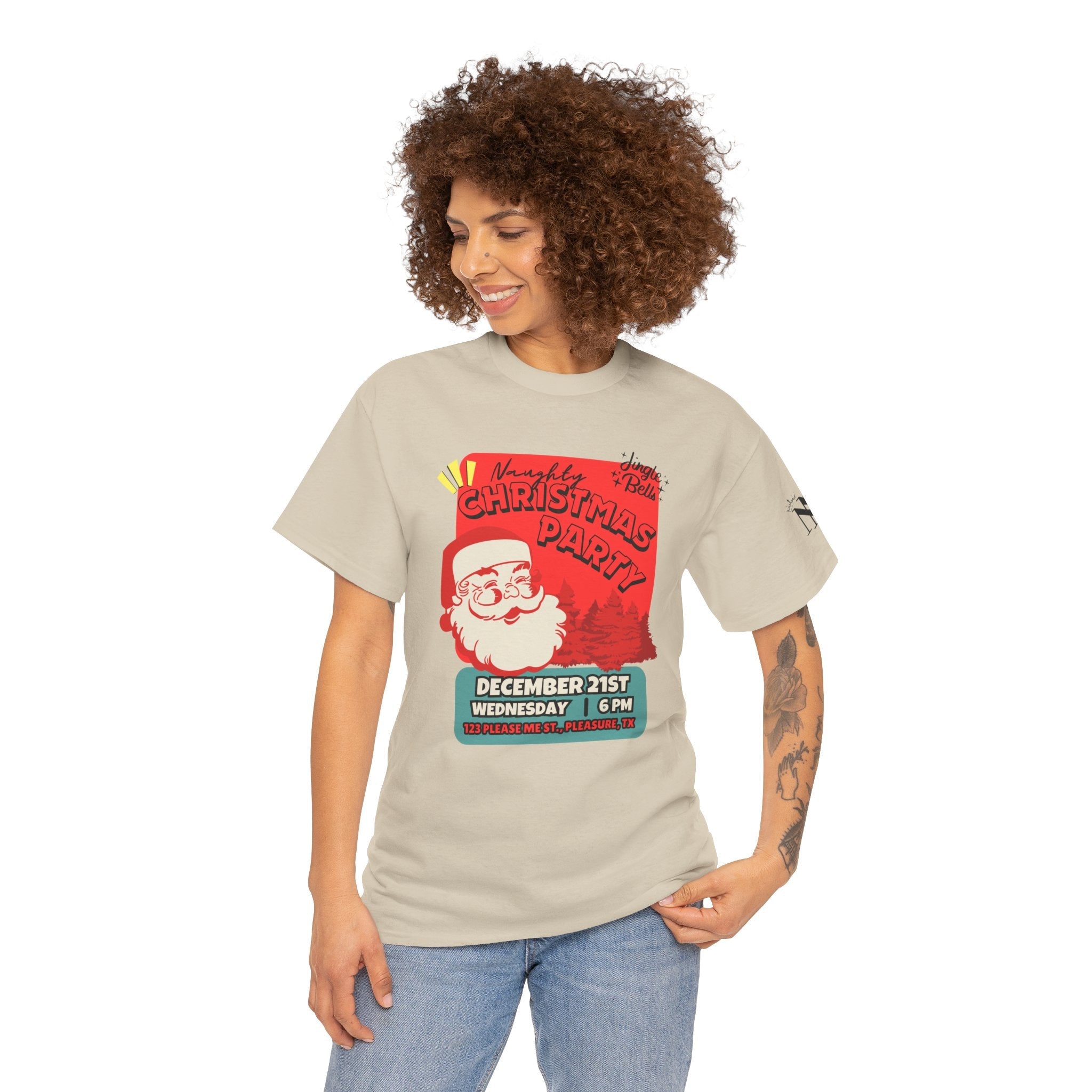 Naughty Christmas Party | Mix & Match 100% Cotton Unisex Fun-Flirty Lovers’ Tees