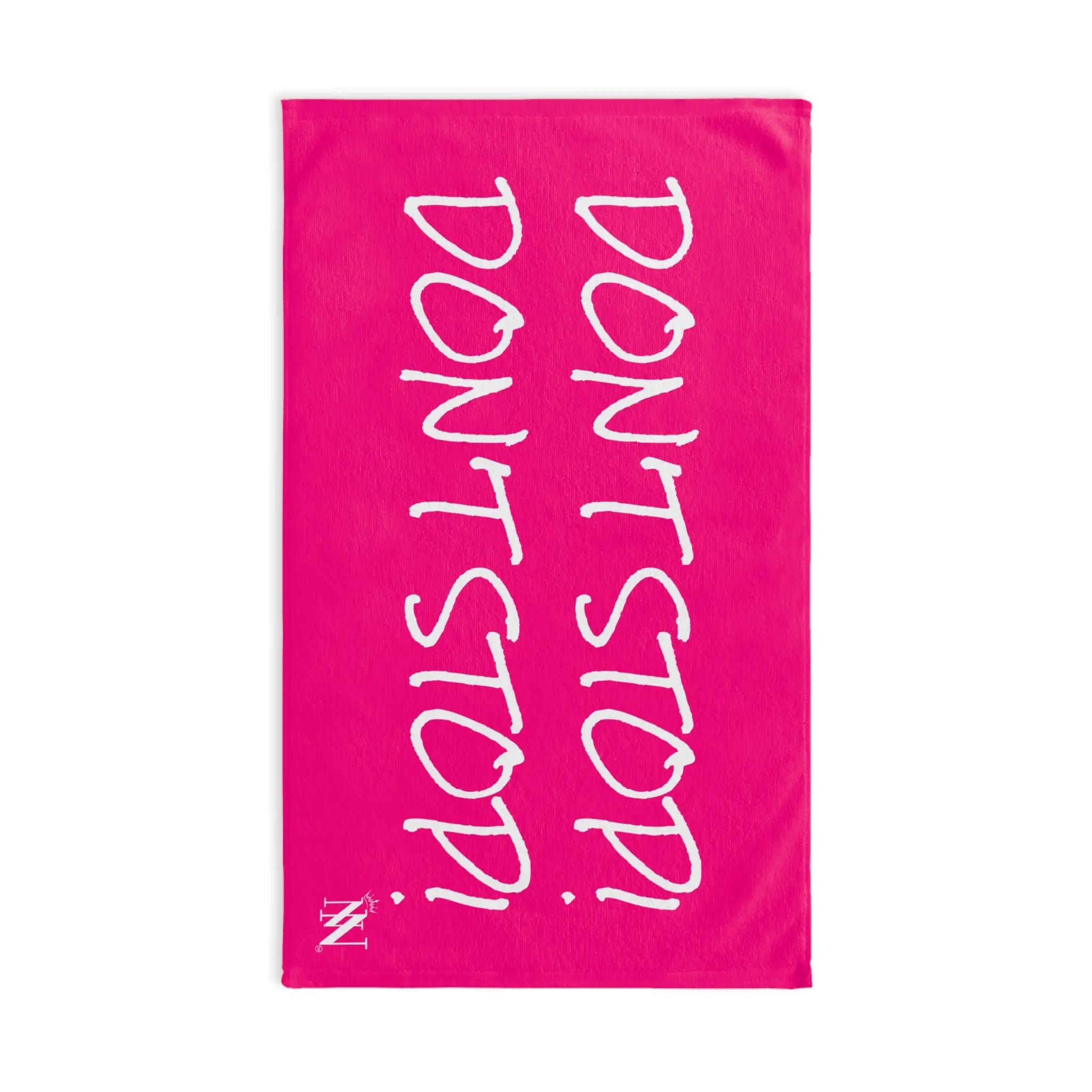 Don’t Stop! Don’t Stop Signature Pink Sex Towel