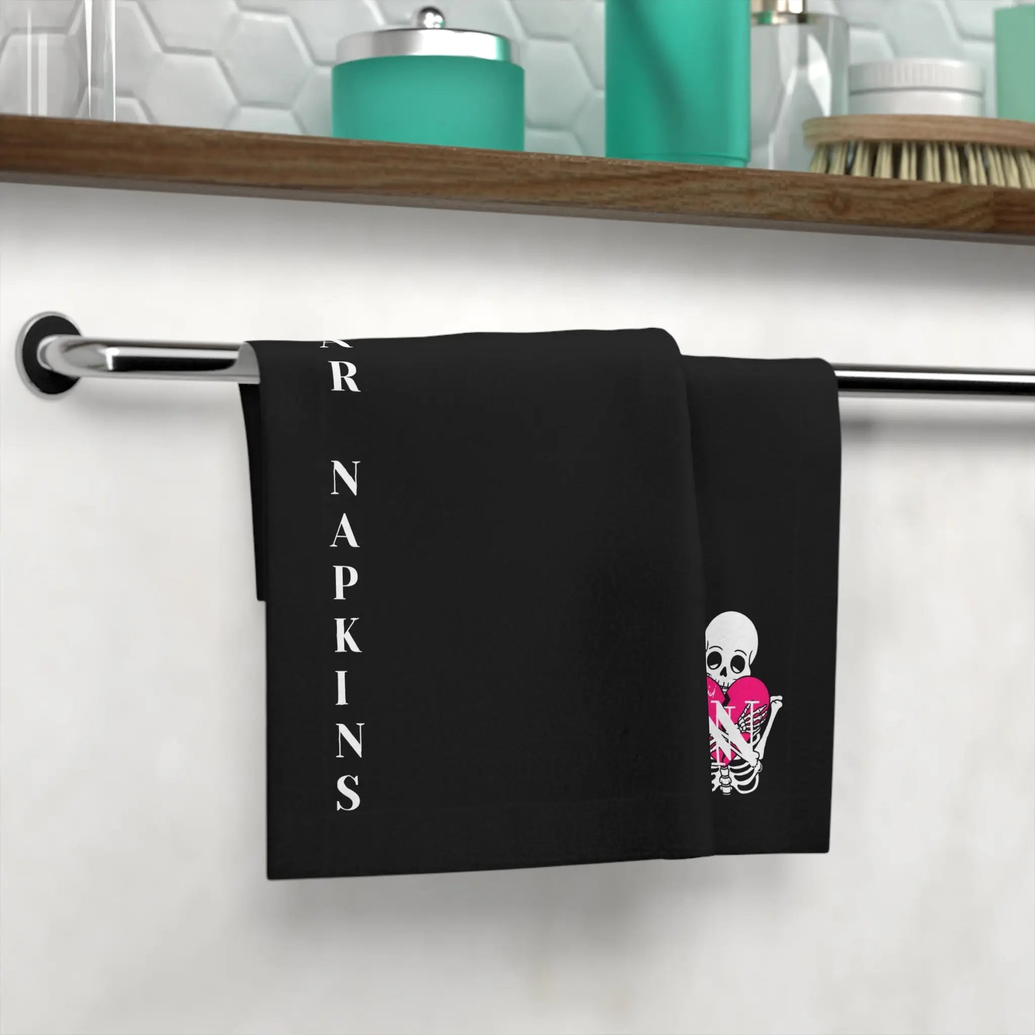 Nectar Napkins Brand Black Microfiber Vag Rag