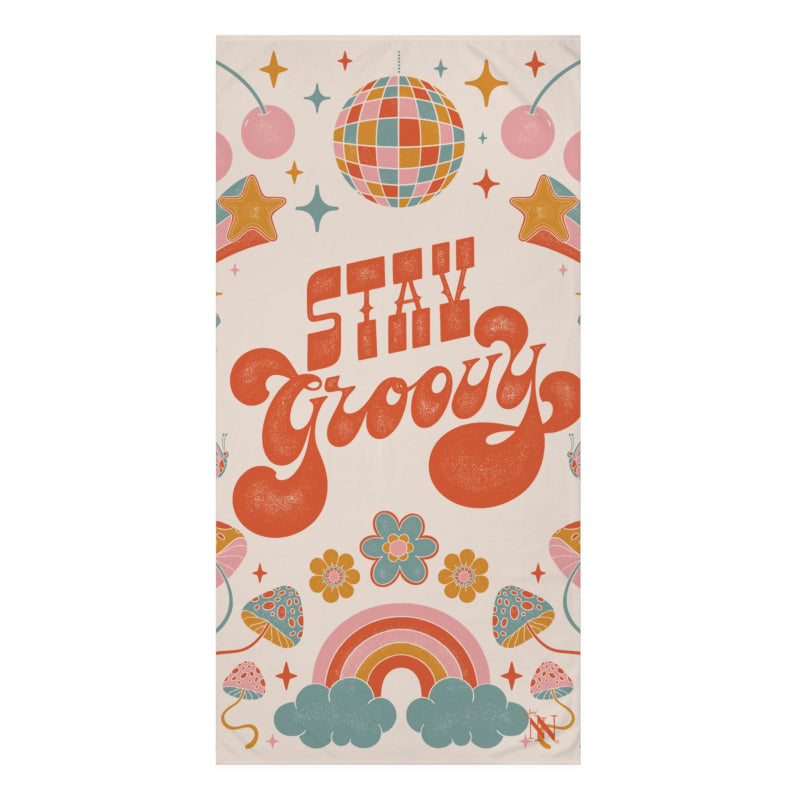 Stay Groovy Vintage Boho | Mix & Match XL Fun-Flirty Lovers’ Towels