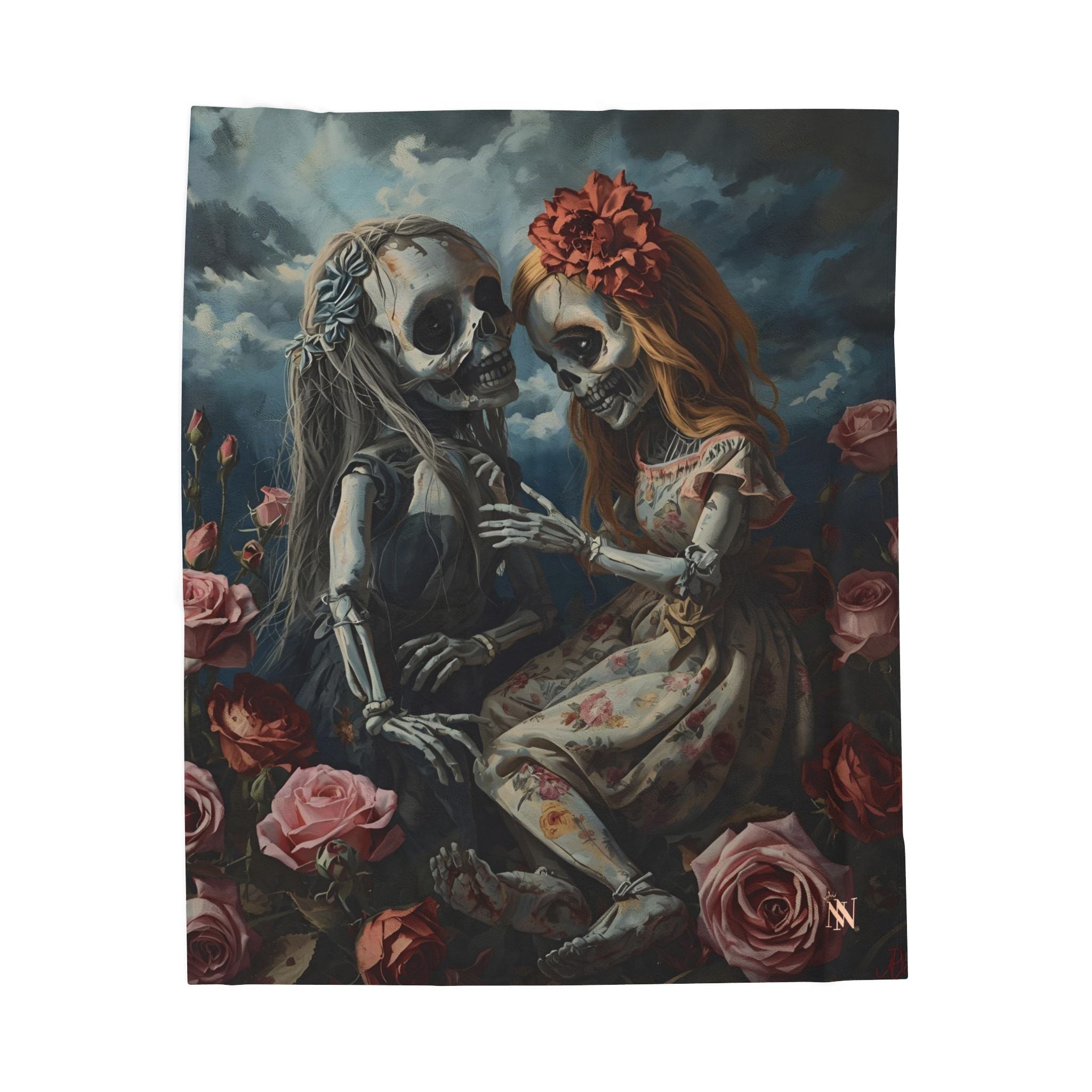 Death Becomes Us | Mix & Match Velveteen Fun-Flirty Lovers’ Blankets