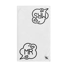 Mr. Mrs. Caption Shareable | Mix & Match Classic Fun-Flirty Lovers’ Towels