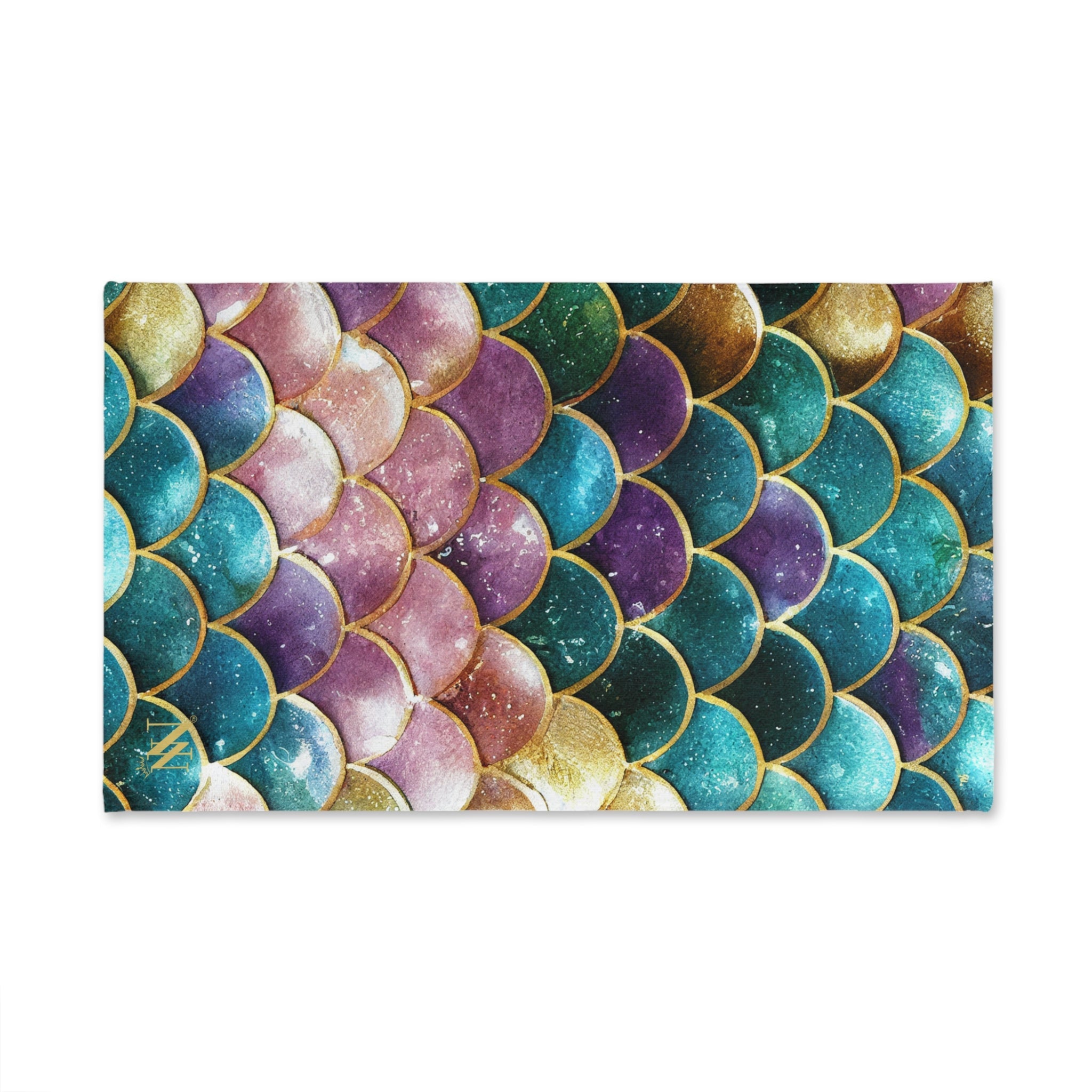 Colorful Gold Mermaid Scales | Mix & Match Original Fun-Flirty Lovers’ Towels
