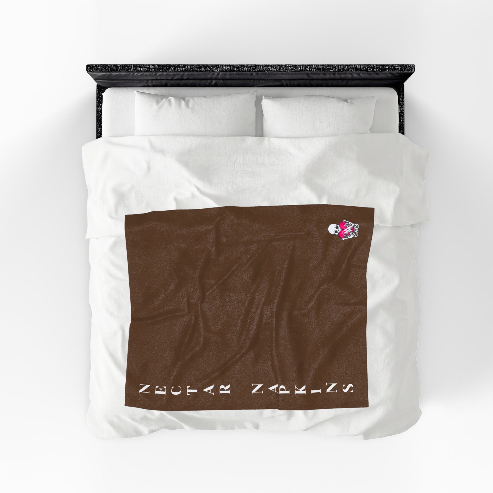 Nectar Napkins Brown Love Blanket