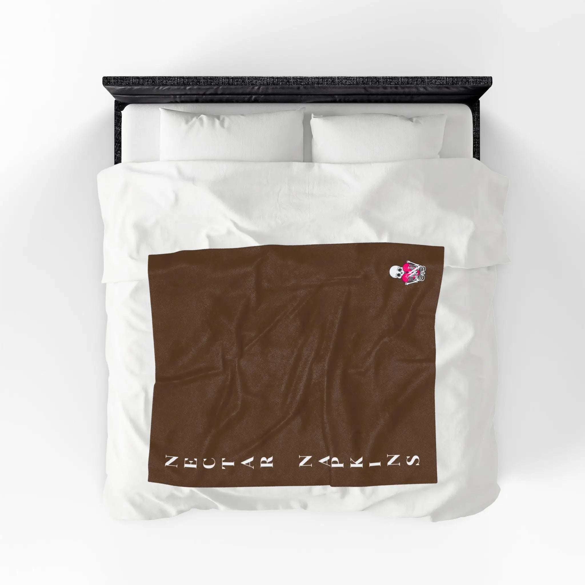 Nectar Napkins Brown Love Blanket