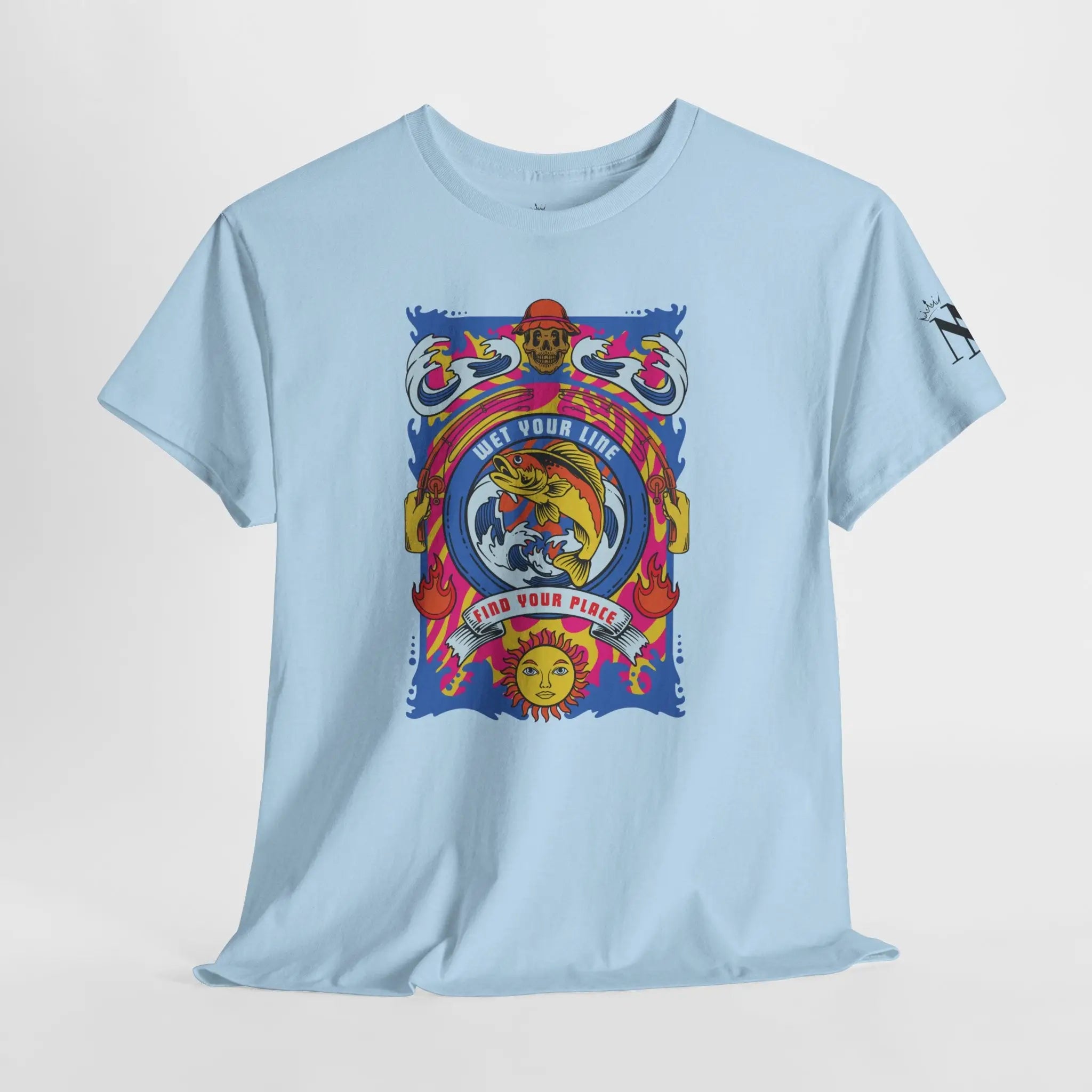 Wet Your Line Cotton T-Shirt