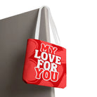 My Love for You Heart Pattern | Mix & Match Fun-Flirty Lovers’ Totes