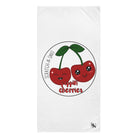 Poppin’ Cherries Scratch N Sniff | Mix & Match Naughty XL Fun-Flirty Lovers’ Towels